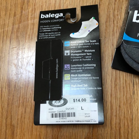 Balega hidden comfort no show socks L - Picture 2 of 2